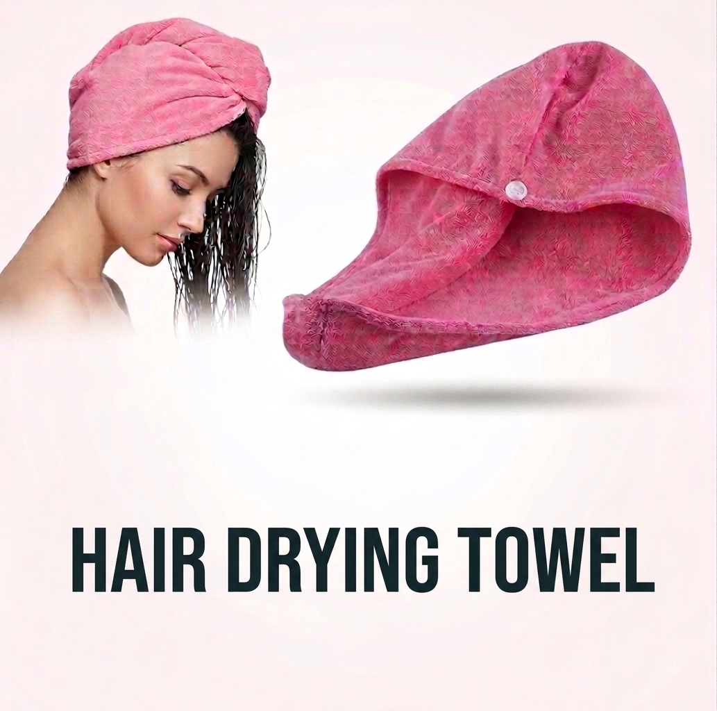 Hair Drying Cap Towel for Women