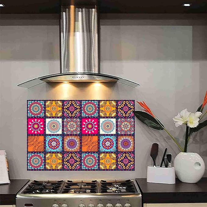 Self-adhesive tile stickers, peel and stick wallpaper, suitable for home decoration and furniture renovation, 12 pieces