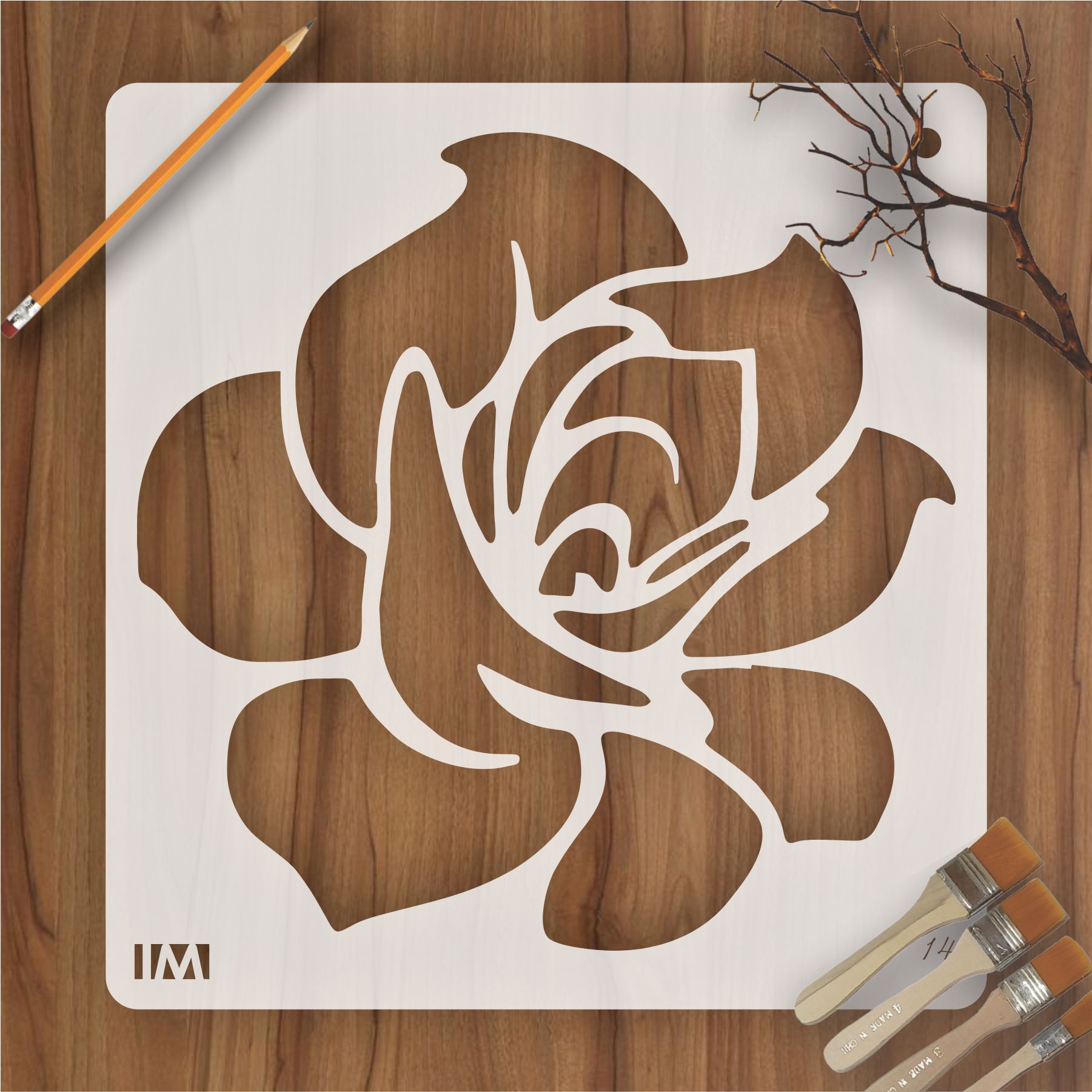Classic Rose flower Shaped Home Renovation, Wall & Ground Décor